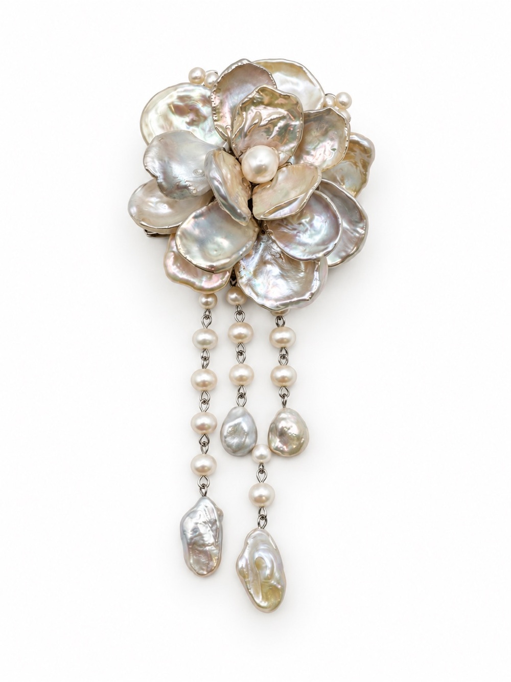 Princess Freshwater Pearl Brooch-Hairclip RL5